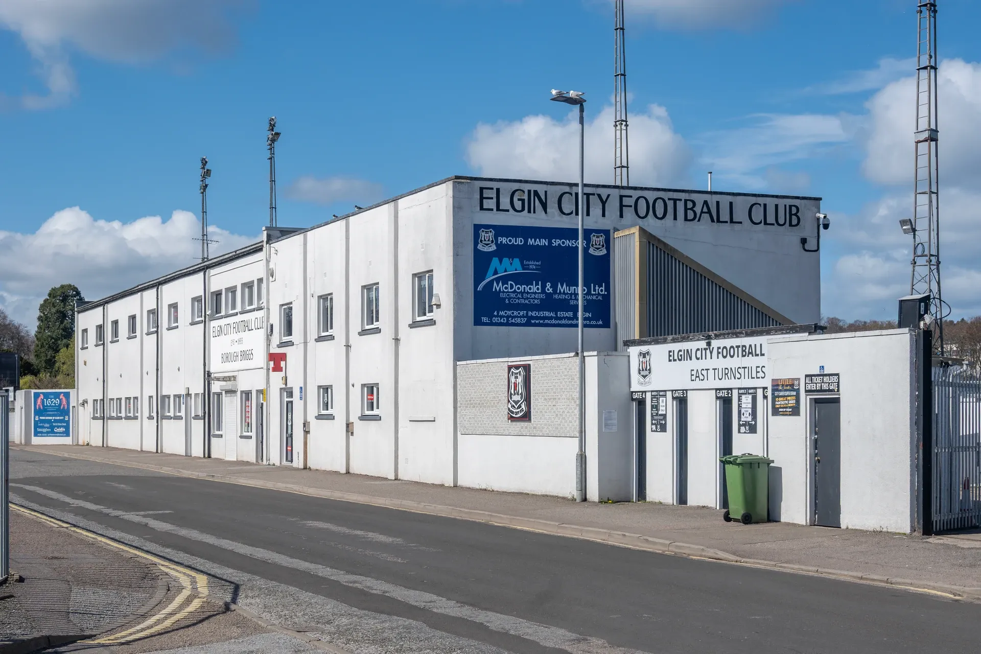 Borough Briggs, home of Elgin City FC